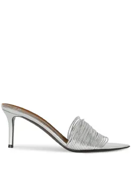 Giuseppe Zanotti: Серебристые сандалии 