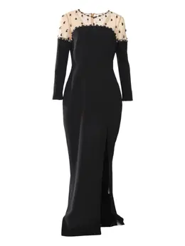 Marchesa Notte: Чёрное платье 
