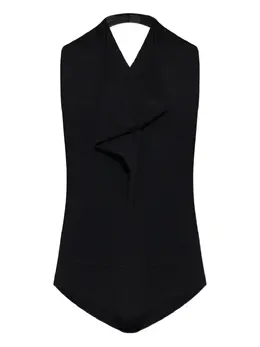 Sportmax: Чёрный топ 
