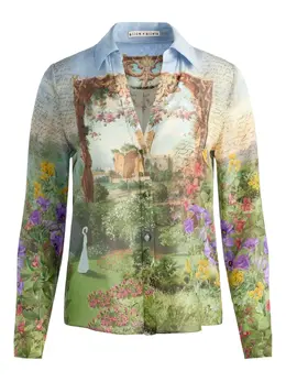 alice + olivia: Многоцветная рубашка 
