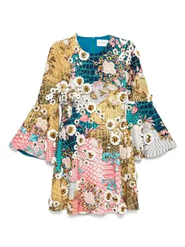 Mary Katrantzou: Зелёное платье 