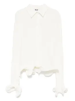 MSGM: Белая рубашка 