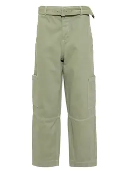 Maison Kitsuné: Зелёные брюки 