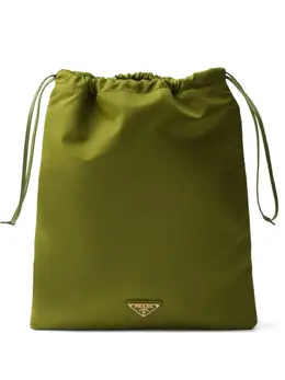 Prada: Зелёный клатч 
