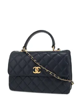 CHANEL Pre-Owned: Синяя сумка 