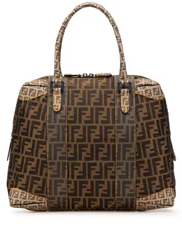 Fendi Pre-Owned: Коричневая сумка-шоппер 