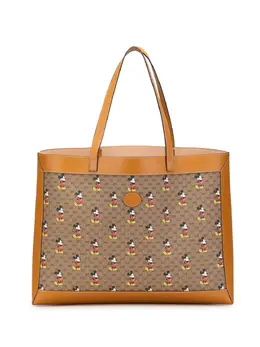 Gucci Pre-Owned: Коричневая сумка-шоппер 