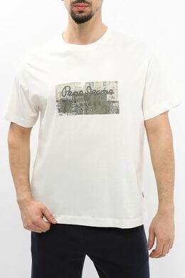 PEPE JEANS: Хлопковая футболка 