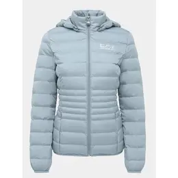 EA7 EMPORIO ARMANI: Голубая куртка 