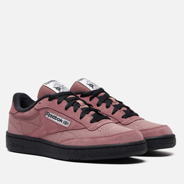 Reebok: Коричневые кроссовки  Club C 85