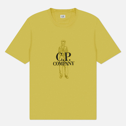 C.P. Company: Зелёная футболка 