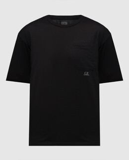 C.P. Company: Чорні футболки 