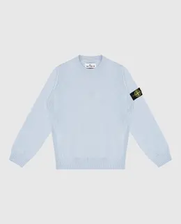 Stone Island: Голубой свитер 