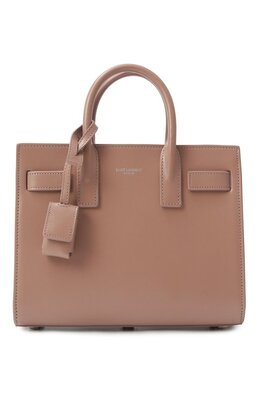 Saint Laurent: Бежевая сумка  Sac de Jour Nano