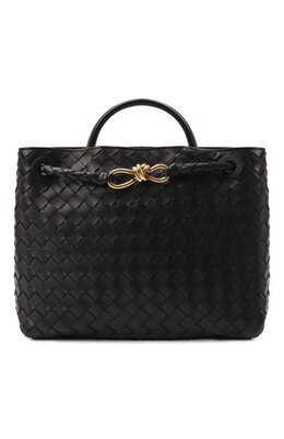 Bottega Veneta: Чёрная сумка 