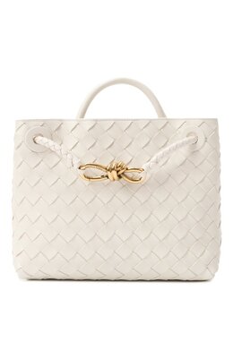 Bottega Veneta: Белая сумка 
