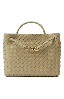 Bottega Veneta: Зелёная сумка 