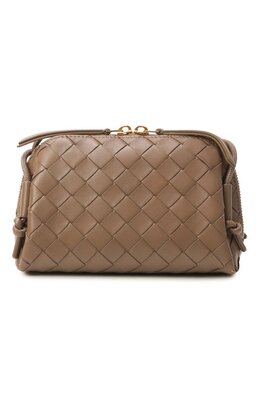 Bottega Veneta: Коричневая сумка  Pouch