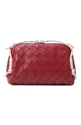 Bottega Veneta: Красная сумка  Pouch