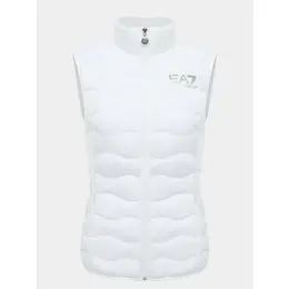 EA7 EMPORIO ARMANI: Белый жилет 