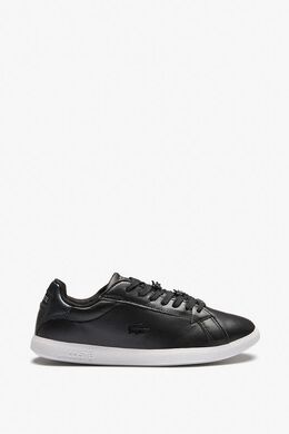 Lacoste: Чёрные кеды 