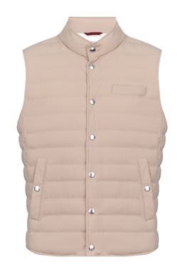 BRUNELLO CUCINELLI: Стёганый жилет 