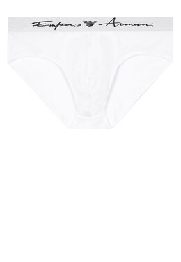 EMPORIO ARMANI Underwear: Белые трусы 
