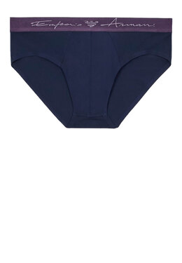 EMPORIO ARMANI Underwear: Синие трусы 