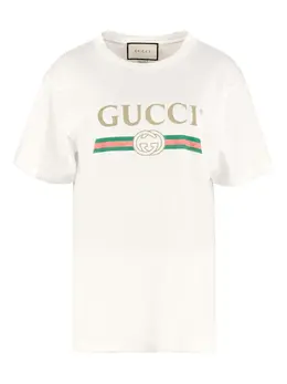 Gucci: Футболка с принтом 