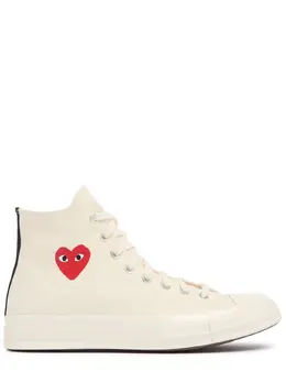 COMME DES GARÇONS PLAY: Бежевые кроссовки  Play