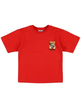 MOSCHINO: Хлопковая футболка 