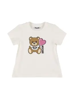 MOSCHINO: Хлопковая футболка 