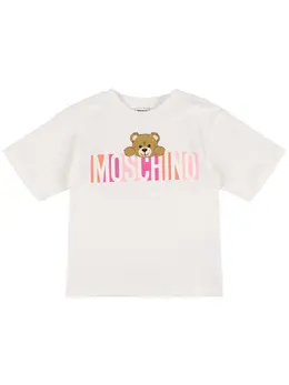 MOSCHINO: Хлопковая футболка 
