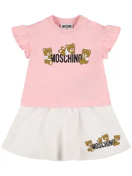 MOSCHINO: Хлопковая футболка 