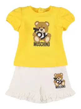 MOSCHINO: Хлопковая футболка 