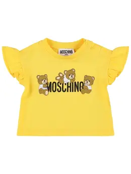 MOSCHINO: Хлопковая футболка 