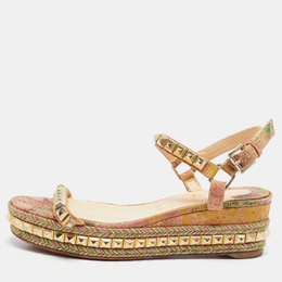 Christian Louboutin: Многоцветные сандалии 
