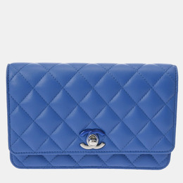 Chanel: Голубой кошелёк 