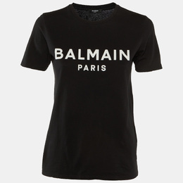 Balmain: Чёрная футболка 