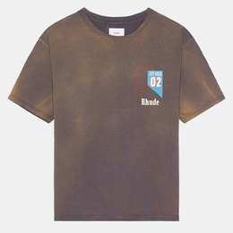 Rhude: Винтажная футболка 