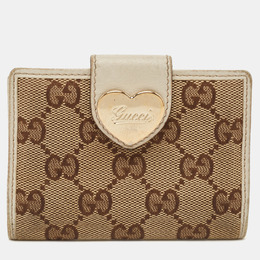 Gucci: Бежевый картхолдер  GG