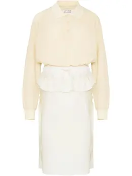 Maison Margiela: Платье с длинным рукавом 