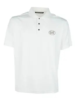 Ea7 Emporio Armani: Поло с принтом 
