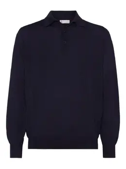 Brunello Cucinelli: Поло с длинным рукавом 
