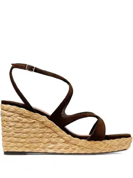 Jimmy Choo: Коричневые сандалии 