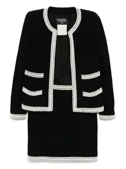 CHANEL Pre-Owned: Чёрная юбка 