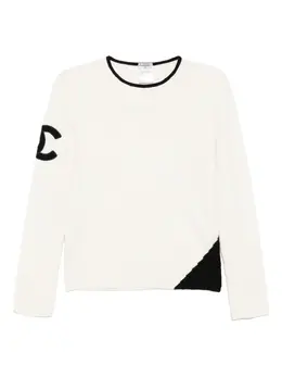 CHANEL Pre-Owned: Белый топ 