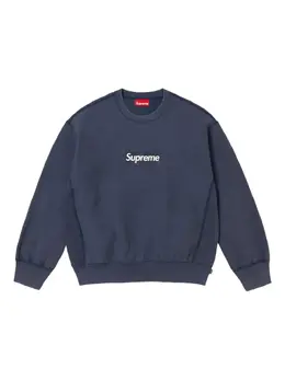 Supreme: Синий свитшот  Box Logo