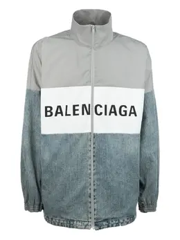 Balenciaga: Куртка с высоким воротником 