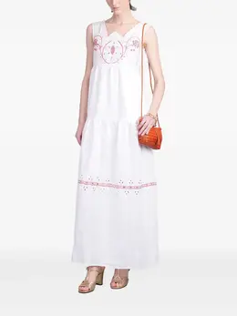 HOLY CAFTAN: Платье с вышивкой 
